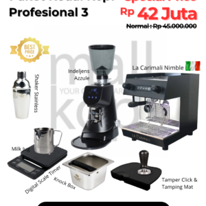Paket Kedai Kopi Profesional La Carimali Nimble dan Azzule