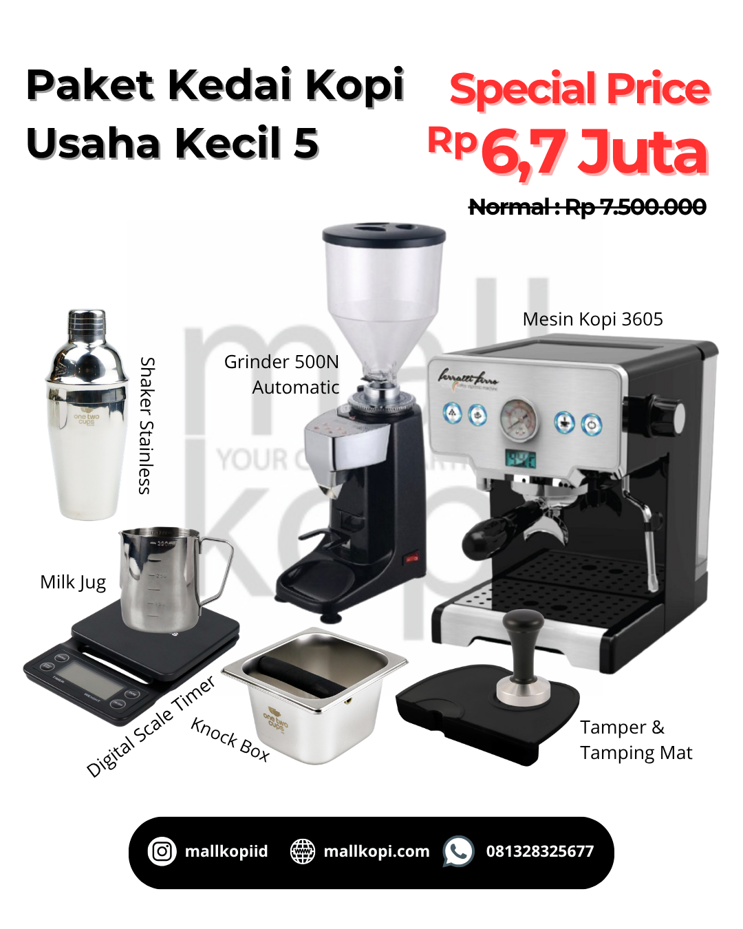 Paket Kedai Kopi Usaha Kecil 5