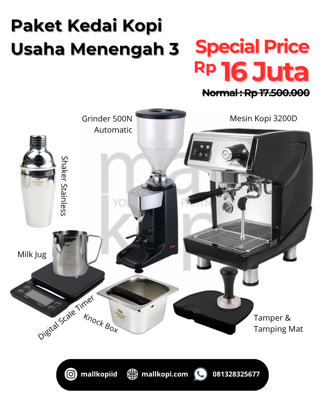 Paket Kedai Kopi Menengah 3